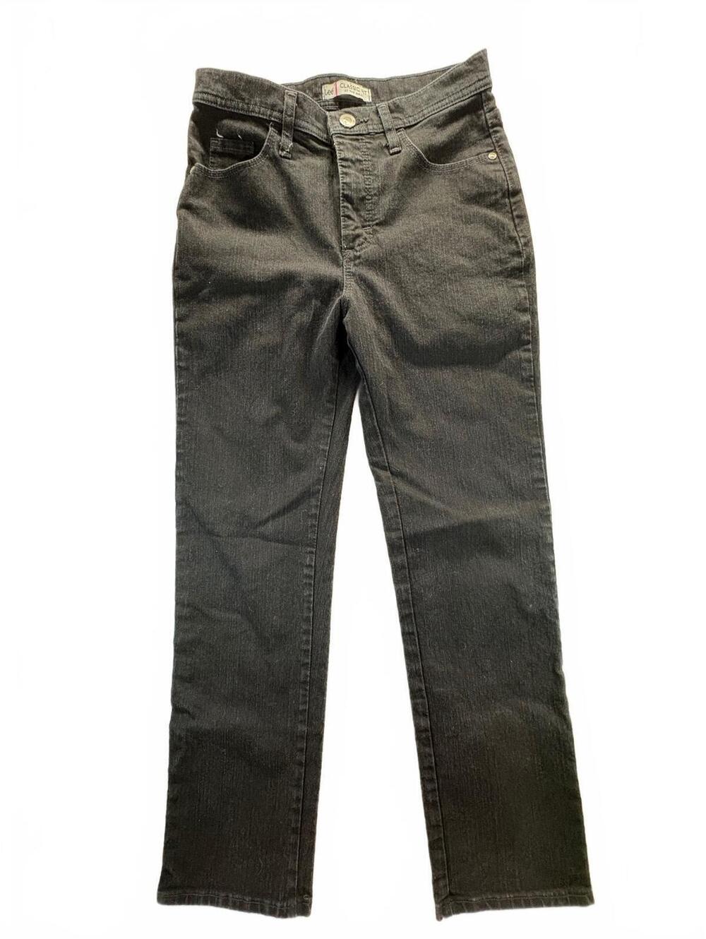 Lee Classic Fit at the Waist Women’s Black Straight Leg Jeans 28x28